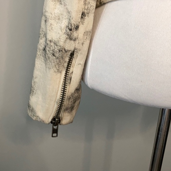NWOT Rhyme & Echo Shayna Linen Moto Jacket XS - Picture 8 of 11